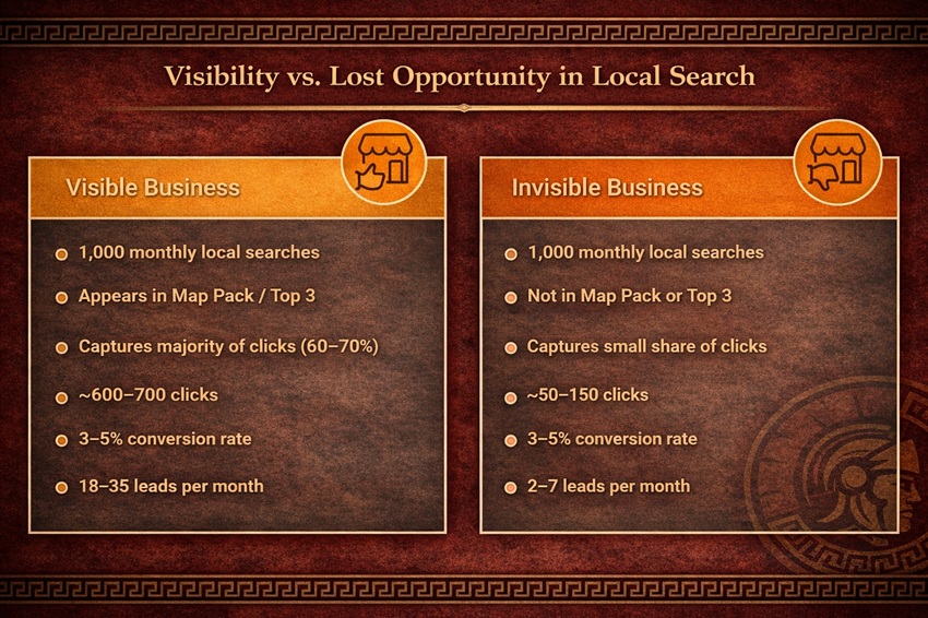 the differences between a visible and invisible business